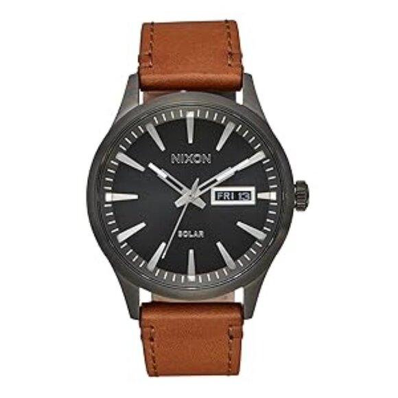 NIXON Sentry Solar Gunmetal - Picture 1 of 6